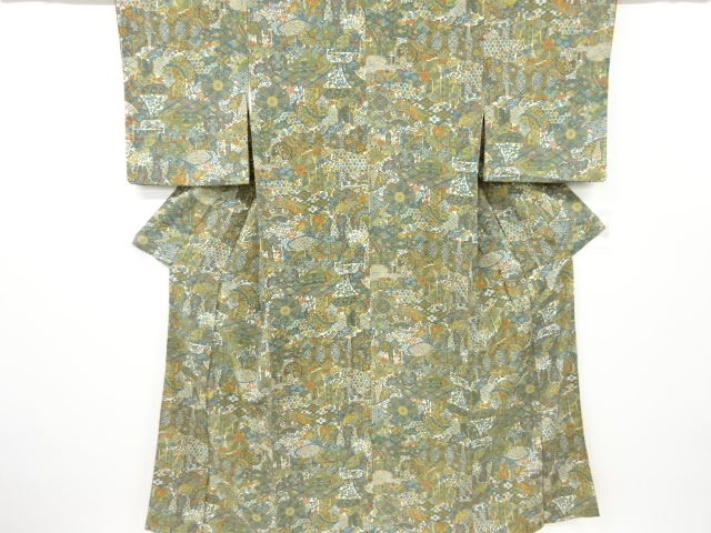 花古典柄小紋着物